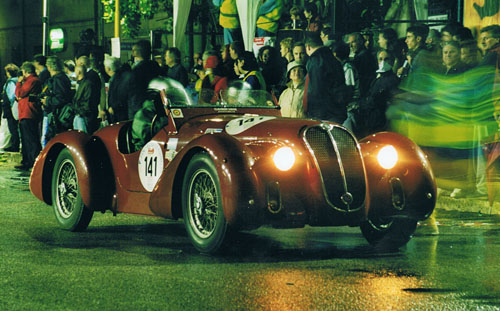 Alfa Romeo 6 C 2500 SS bei der Mille Miglia