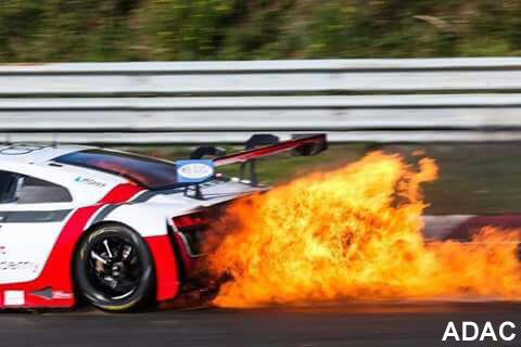 Audi on Fire