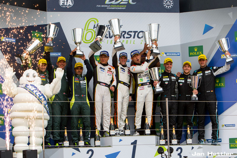 Podium GTE-AM