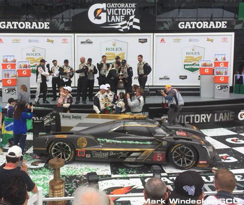 Victory lane