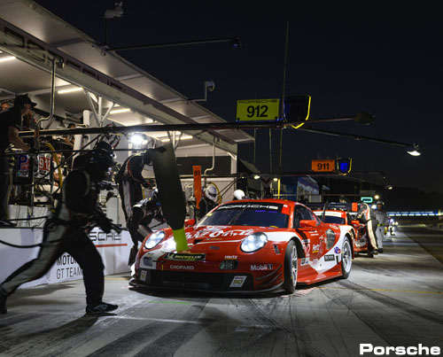 Porsche pitstop