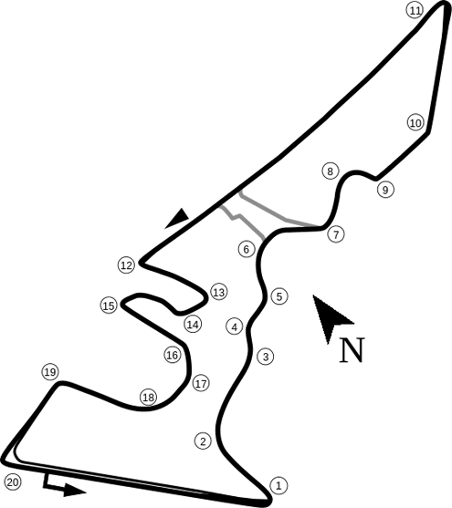 Austin Track-Map