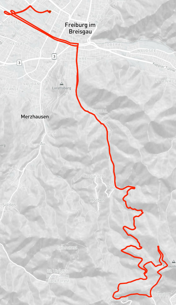 24h Schauinsland Strecke