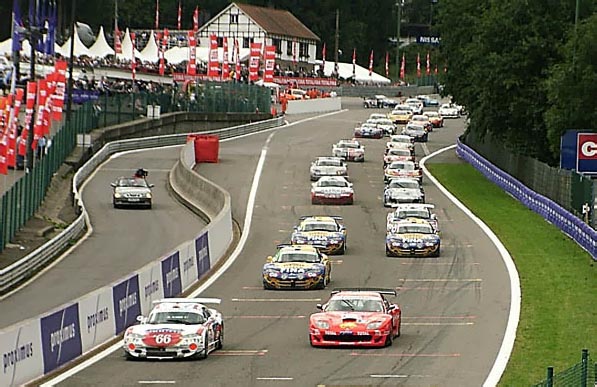 Start der 24h von Spa 2001