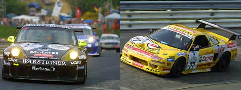 Porsche & Honda NSX