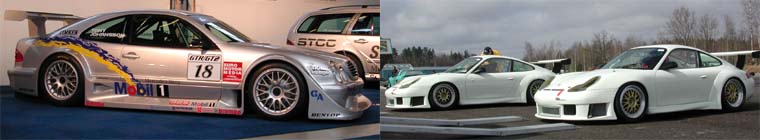 Mercedes CLK / Porsche GT3RS